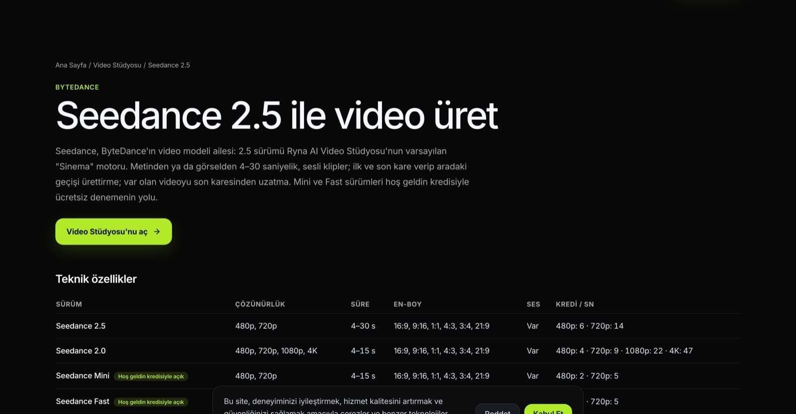 Onlarca video motoru, tek stüdyo